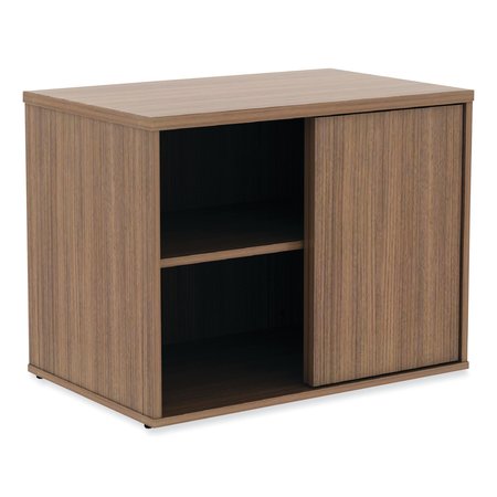 ALERA Open Office Low Storage Cabinet Credenza, 29.5x19-1/8x22-7/8, Walnut ALELS593020WA